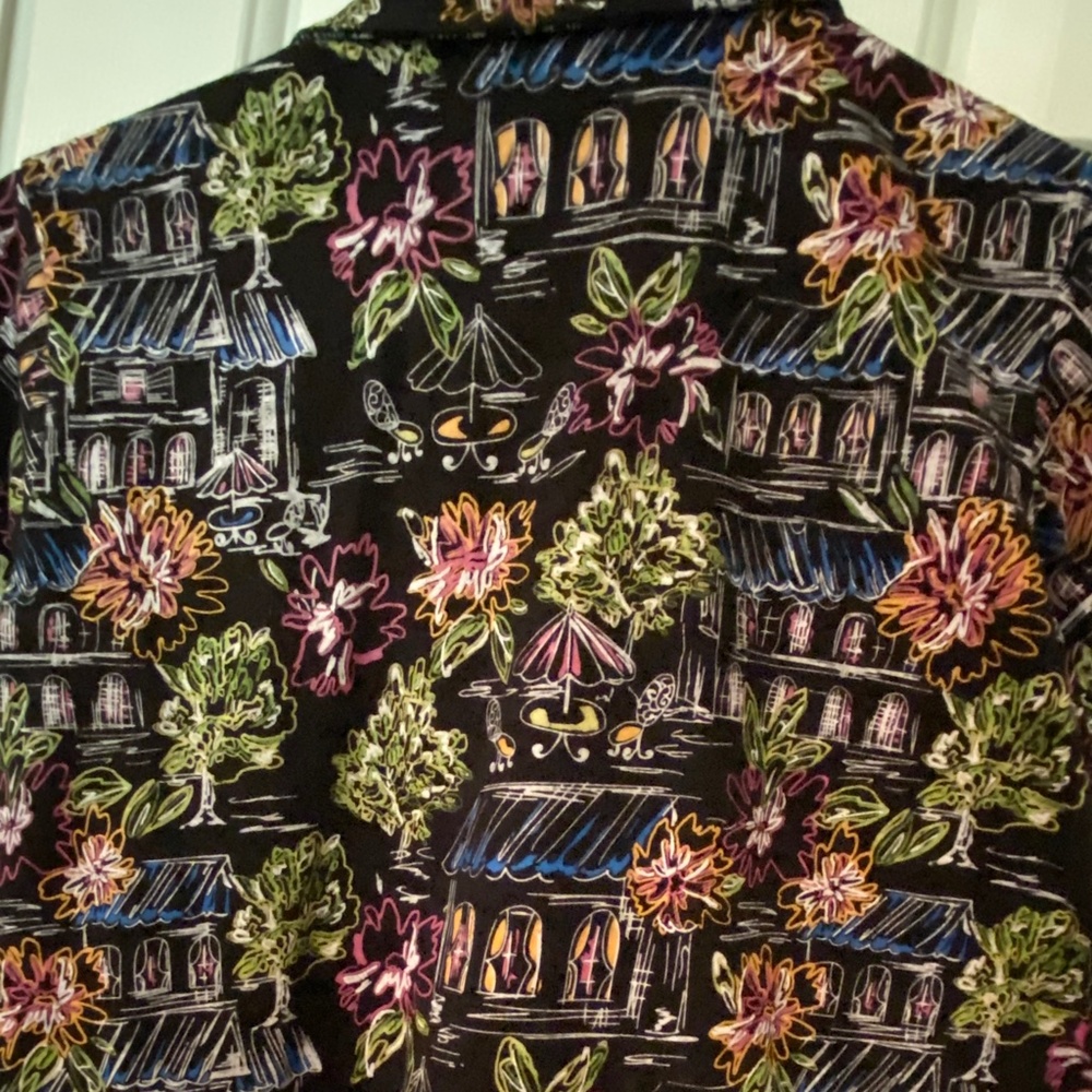 Shenanigans Petite Small Shirt -Tropical, Neon nights or beach days